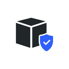 secure product icon design vector