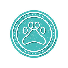 pet paw badge