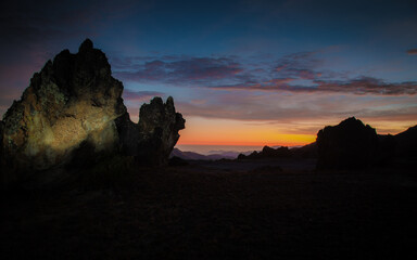 atardecer del el nevado 