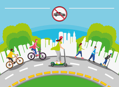 world car free day concept