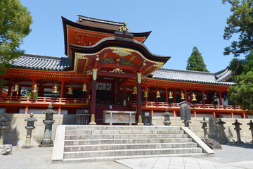 石清水八幡宮　楼門と回廊　京都府八幡市