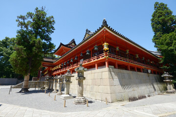 Fototapeta premium 石清水八幡宮 回廊 京都府八幡市