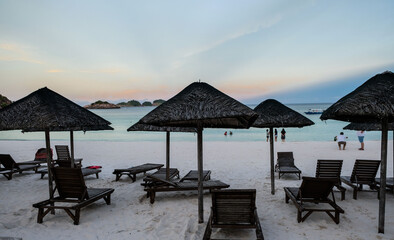 Pulau Redang, island in the sun. For those who loves the sun, sand and sea, this place offers unspoiled, white sandy beaches with crystal clear water. It's a marine park and tourist destination.