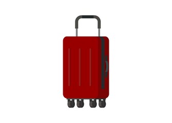 Travel bag. Simple flat illustration.