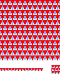 Vivid coloring seamless pattern in the Byzantine and Russian style