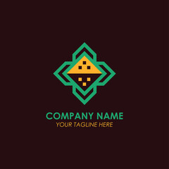 home real estate logo for real estate business