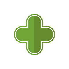 cross medical logo template vector icon