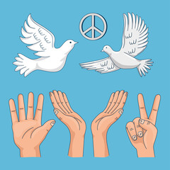 symbols of international peace day
