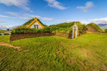 Víðimýrarkirkja turf church in North Iceland