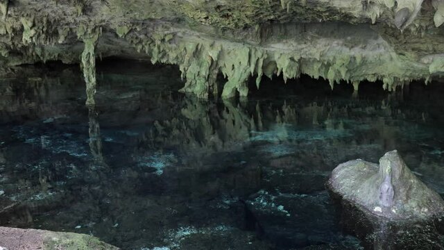 Beautiful cenote Choo-Ha in a cave, Mexico