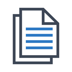 Files icon vector graphic