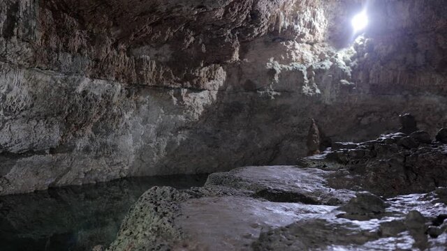 Cenote Dos Ojos -  beautiful caves full of stalagmites, Mexico