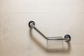 bathroom handle for the disabled and elderly - 449307797