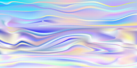 Holographic foil. Abstract wallpaper background. Hologram texture. Premium quality. Modern vector.