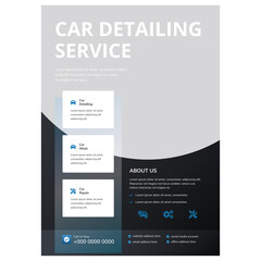 Professional Car Detailing Flyer