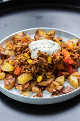 Bratkartoffeln mit Hackfleisch