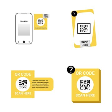 Nice QR code free download with paper divider style