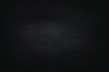 Vector grungy texture with chalk rubbed out on black background. Black chalkboard background, clean school horizontal chalkboard.