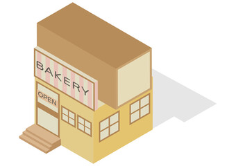 アイソメトリックな食パンが目印のパン屋さん