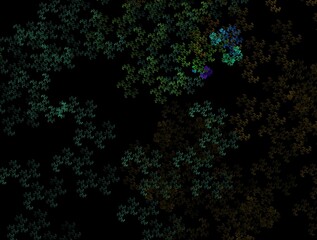 Imaginatory fractal background generated Image