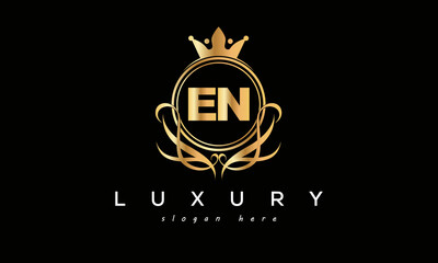 EN royal premium luxury logo with crown	