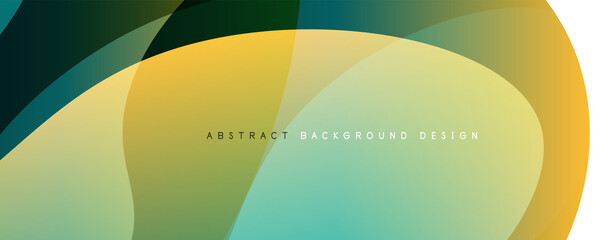 Trendy simple fluid color gradient abstract background with dynamic wave line effect. Vector Illustration For Wallpaper, Banner, Background, Card, Book Illustration, landing page