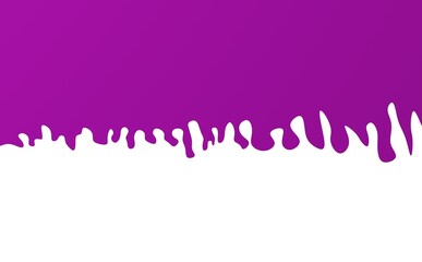 abstract drawing with curved shapes. mixing purple and white