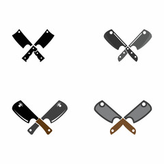 Kitchen icon cooking tools vector flat design