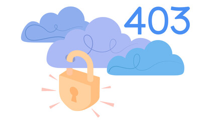 Error page illustration 403