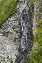 waterfall in the mountains