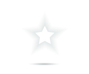 Star logo. Star lined icon, sign, symbol, Flat design, button, web. vector - illustration eps 10.