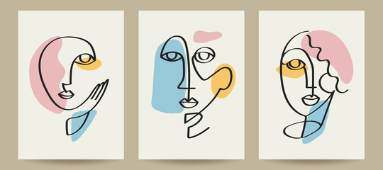 Contemporary art cover templates. Vector illustration.