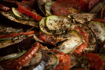 Exquisite traditional French dish ratatouille