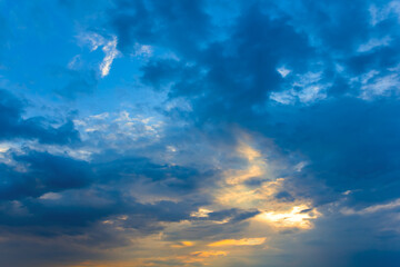 dramatic dense cloudy sky background