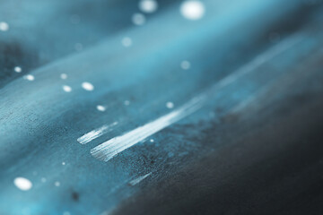 Watercolor abstract backdrop of blue black and white 