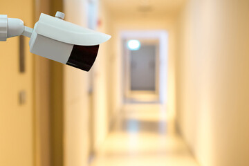 CCTV was installed in the corridor in the condominium. installed for the safety of residents.