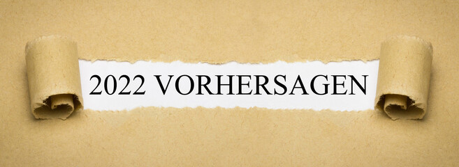 2022 Vorhersagen