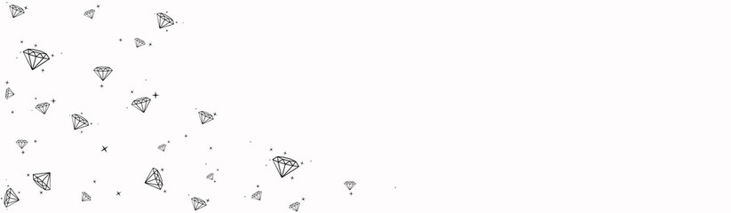 Falling Gems Abstract Background. Diamond Design.