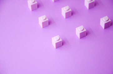 toy, building, pink, 3d blocks, bricks stand on a pink background

abstraction
pink on pink. Minimalistic concept art.
Abstract concept of unity and connection