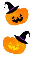 Naklejka premium ジャックオランタン ハロウィンのカボチャ