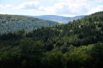 Fototapeta na wymiar Panorama de la Nièvre