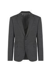 Blank Blazer Mockup. Men's Grey Suit. Front view