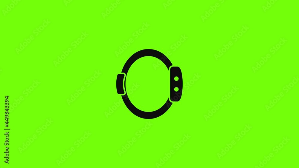 Sticker Smart wristband icon animation