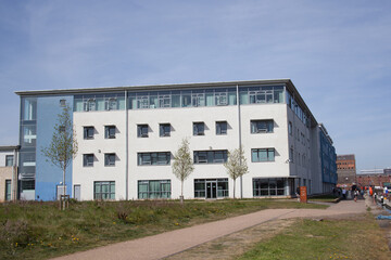 Gloucestershire College building in Gloucester in the UK