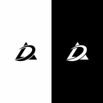 letter DA logo
