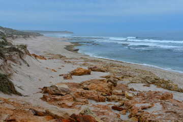 back beach coastal view kalbarri western australia