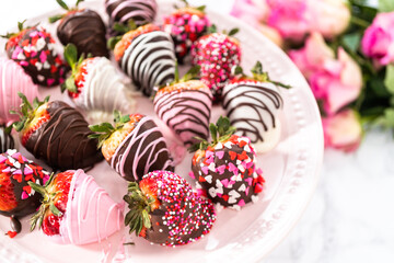 Chocolate dipped strawberries