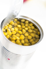 Canned sweet peas