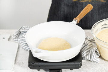 Coconut banana pancakes