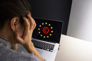 Concept: EU Directive on Copyright in the Digital Single Market or CDSM. Art. 13 is known as meme...